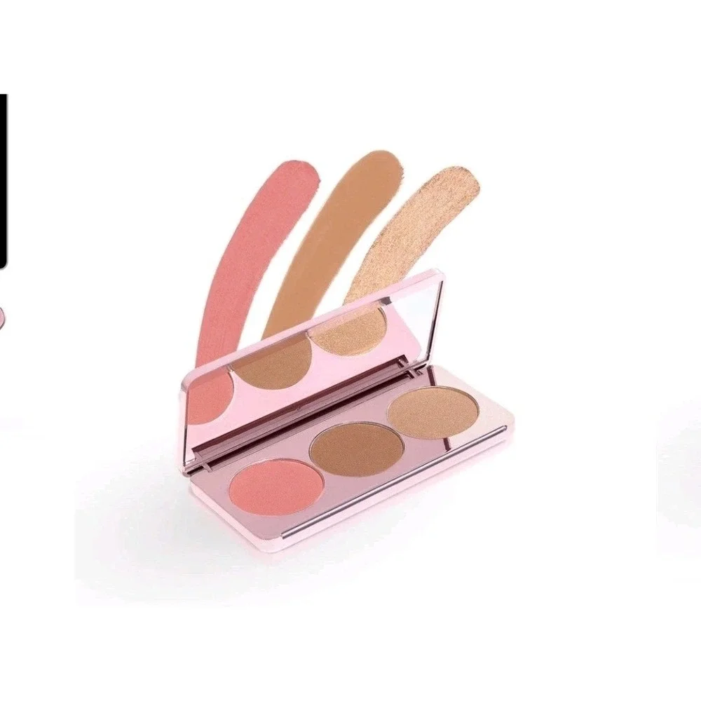 Girlactik Blush Me & Glow Face Palette - Blush Me Medium, 0.30 oz